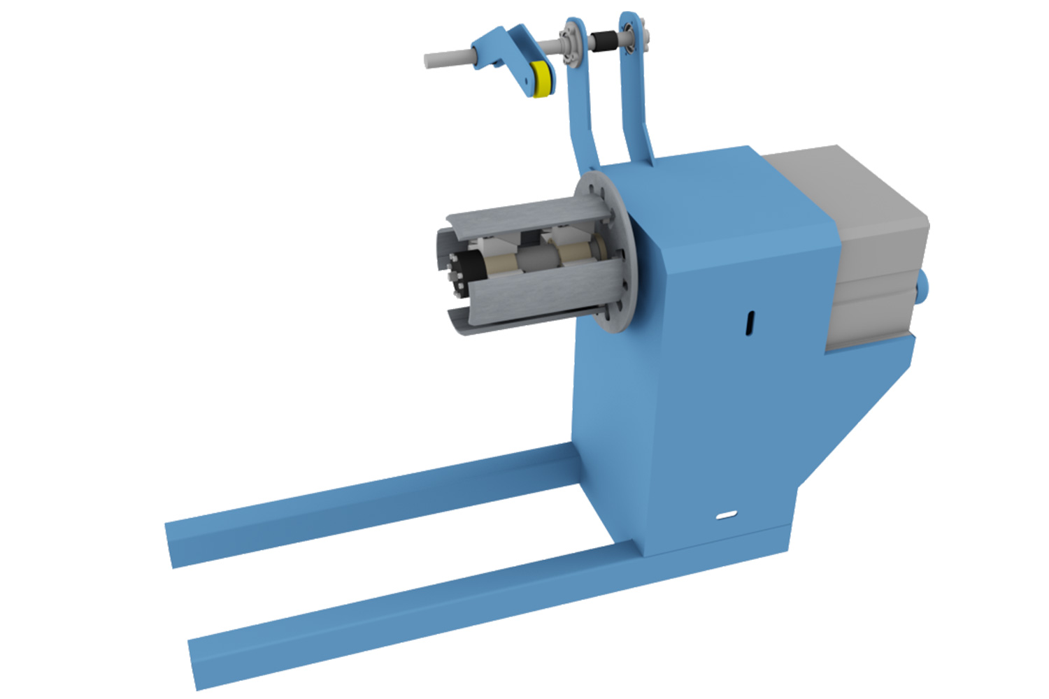 Decoilers || Trazor Makine | Sürücüler (Pres Besleme), Doğrultmalı Mini Sürücü, Kompakt Sürücüler, Rulo Açıcı, Özel Tasarım Pres Sürücüler, Rollform, Kartezyen Transfer Robotları, Konveyörler, Montajlama Makinaları, Fabrika Otomasyon, Profiller